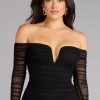 Janelle Mesh Mermaid Formal Dress