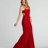 Britnee Formal Glitter Open Back Long Dress