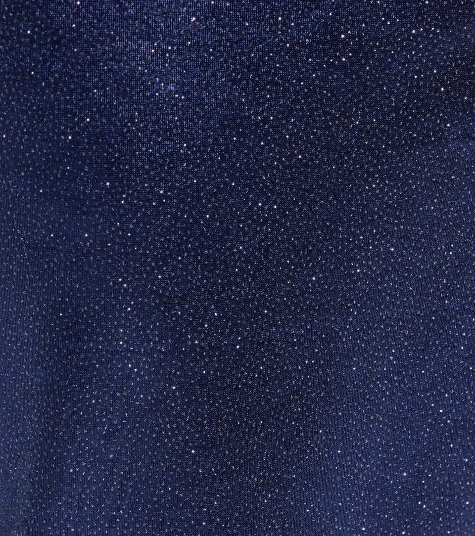 Aliyah Strapless Mermaid Satin Glitter Dress