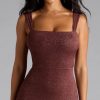 Brittney Lace-Up Slit Bodycon Glitter Formal Dress