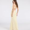 Halie Open Back Mermaid Glitter Formal Dress