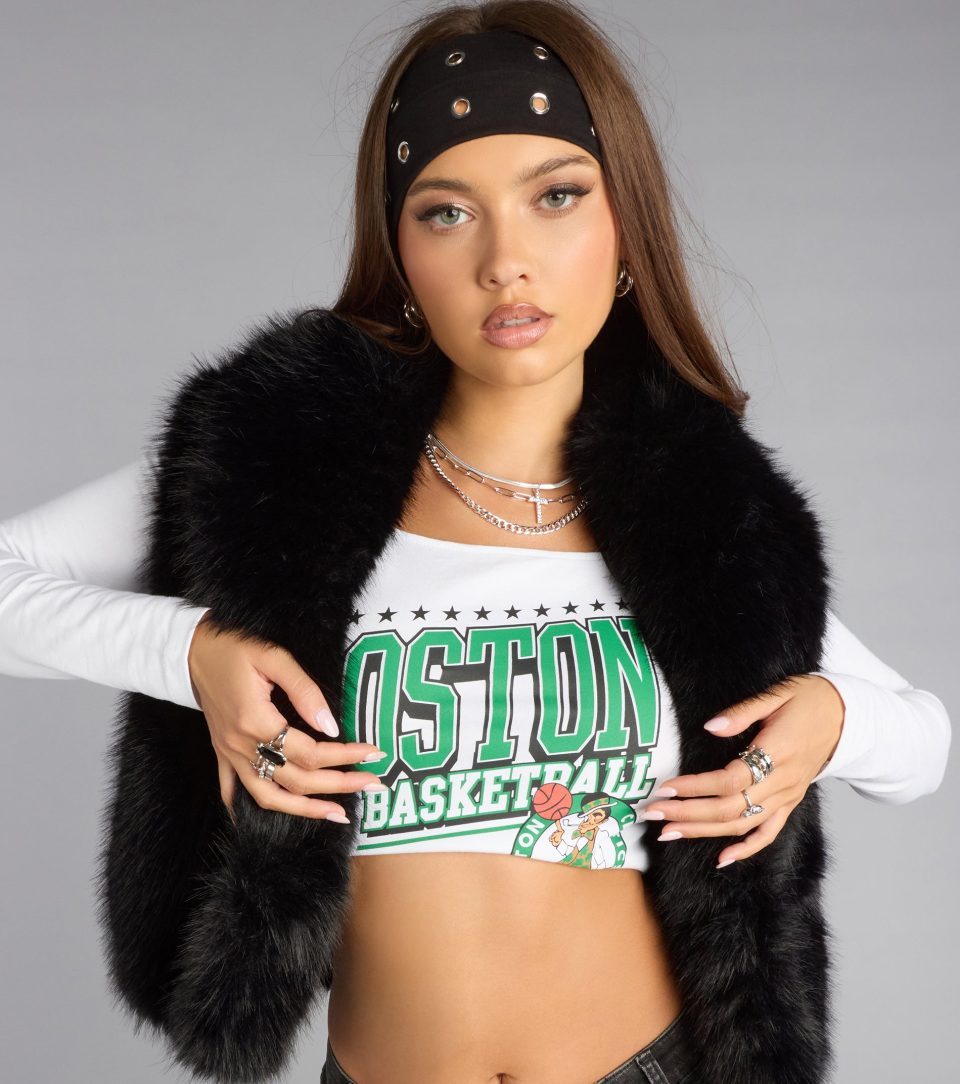 Ultra Game NBA Boston Celtics Off-The-Shoulder Top