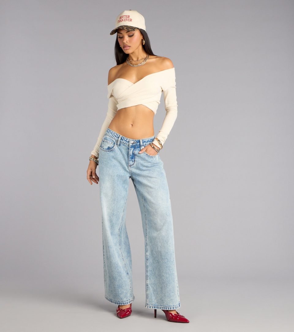Wrap It Up Ribbed Crop Top