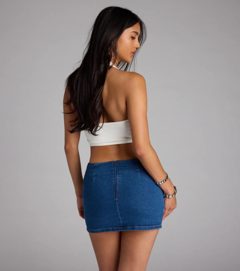 She’s The Moment Tie-Front Halter Top