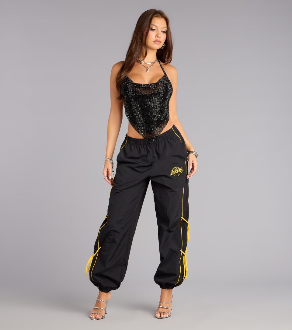 Spark Intentions Rhinestone Crop Top