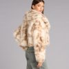 Winter Chic Faux Fur Cropped Coat