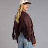 Trailblazer Faux Suede Fringe Jacket
