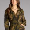 Street Command Camouflage Trench Coat