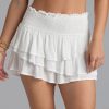 Breezy Escape High-Rise Ruffled Shorts