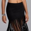 Shake It Up Fringe Maxi Skirt