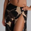 Resort Calling Mesh Slit Maxi Skirt