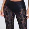 Sultry Boho Crochet Lace Flare Pants