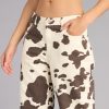 Spotted Scene Cow Print Denim Jeans
