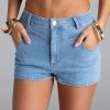 Forever Staple Mid-Rise Denim Shorts