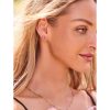 Ever So Charmed Rhinestone Bow Stud Earrings