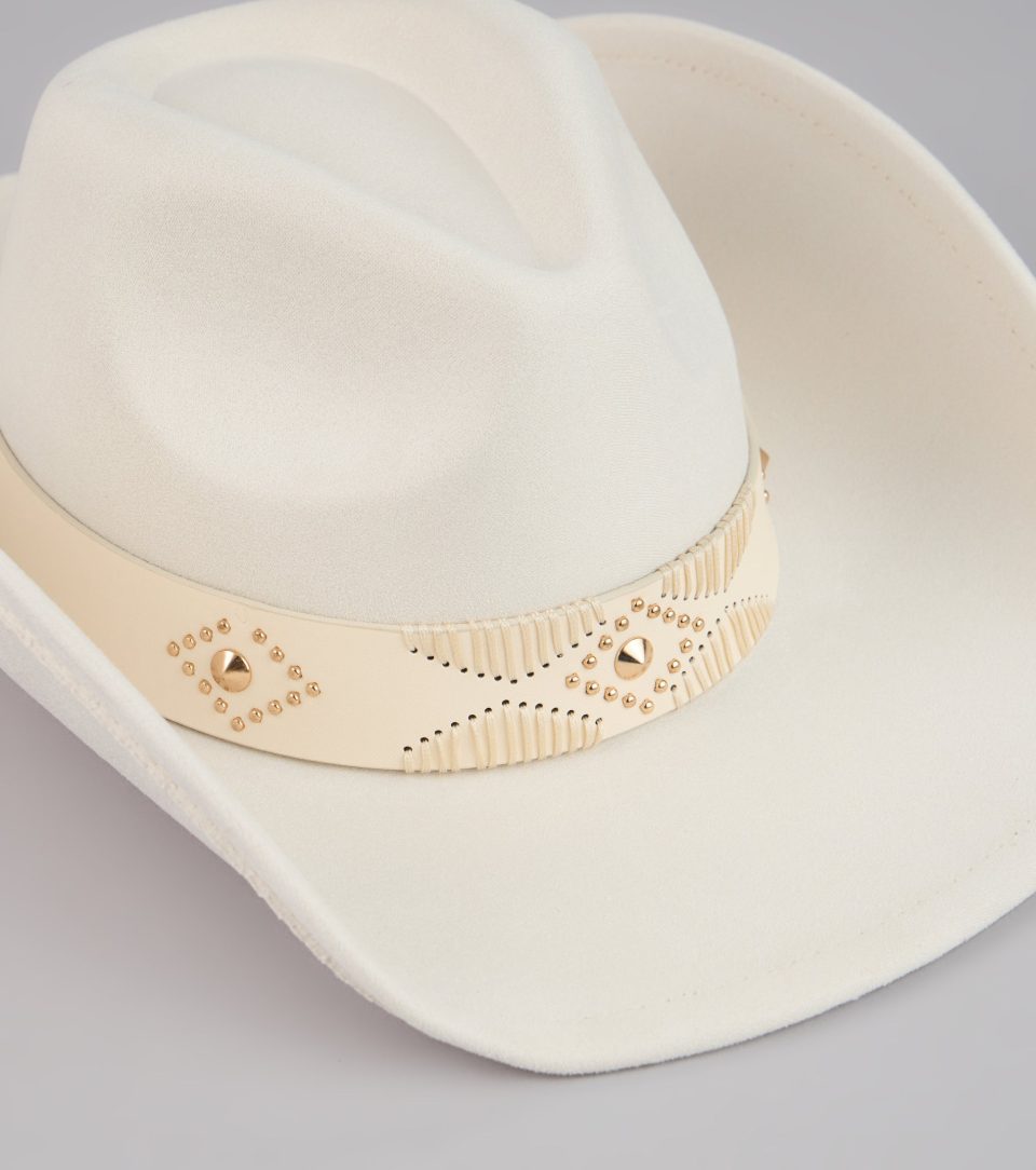 Western Adventure Faux Suede Cowboy Hat