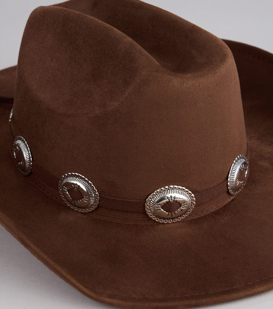 Trailblazer Faux Suede Cowboy Hat