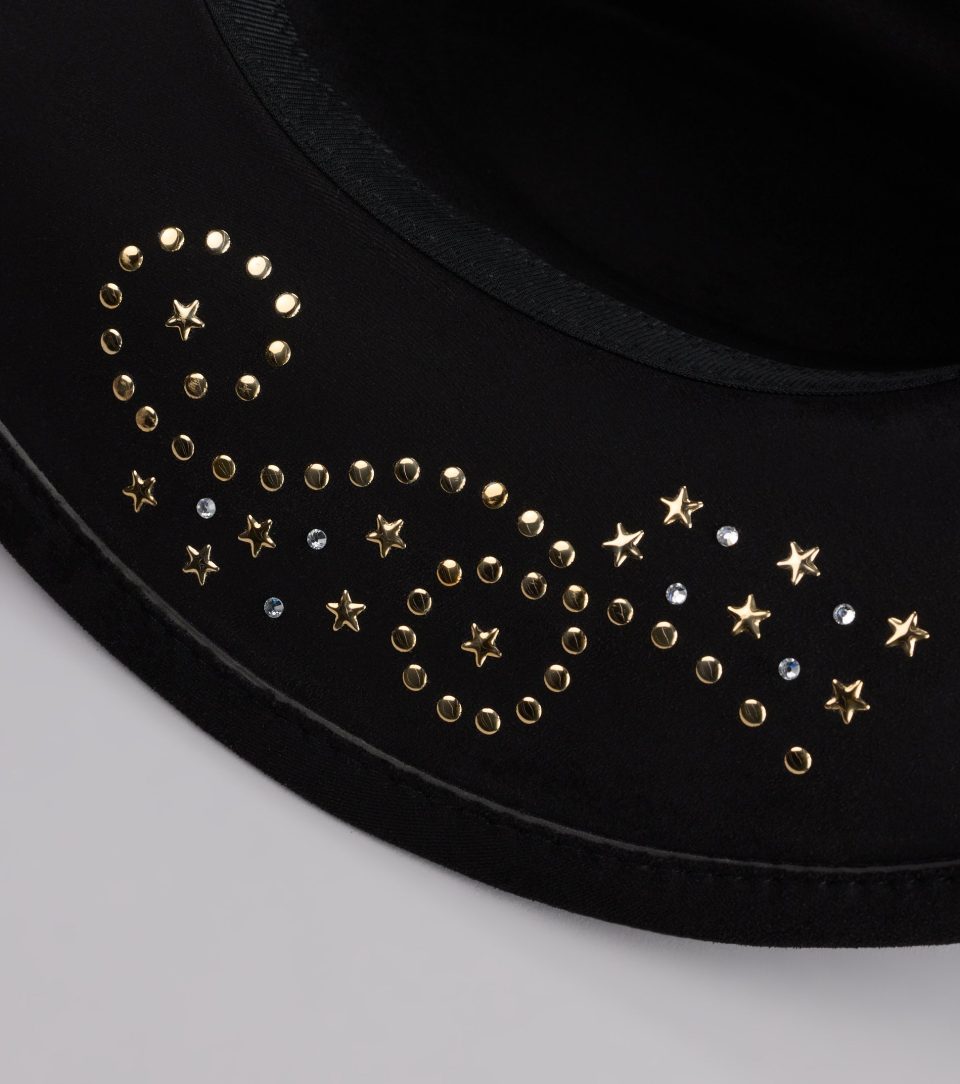 Starry Nights Suede Cowboy Hat