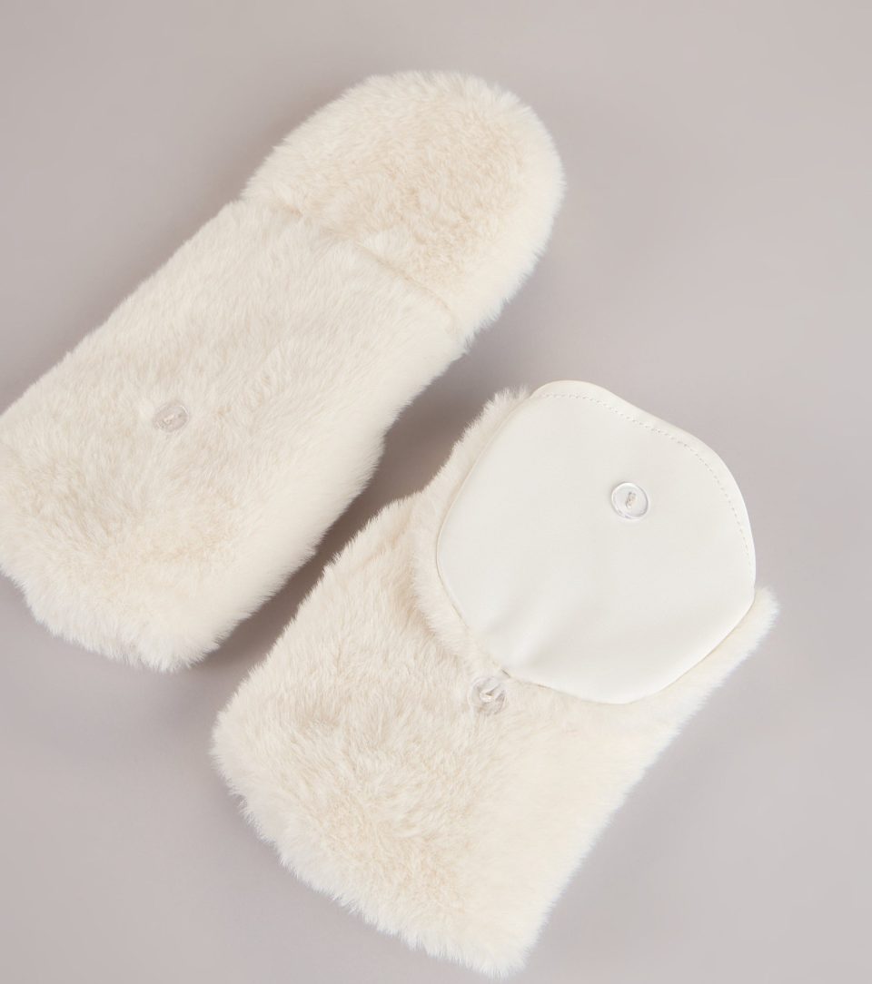 Snug Factor Fur Trim Mittens