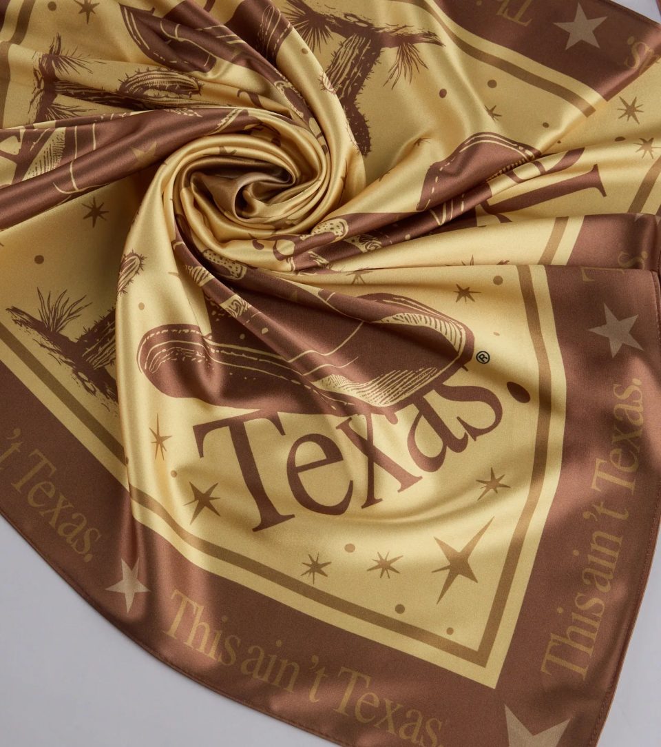This Ain't Texas Satin Scarf