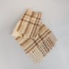 Cozy Check Plaid Knit Scarf