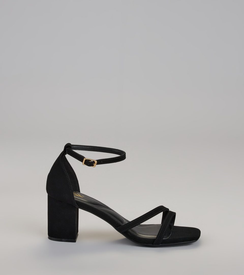 Chic Step Strappy Block Heels