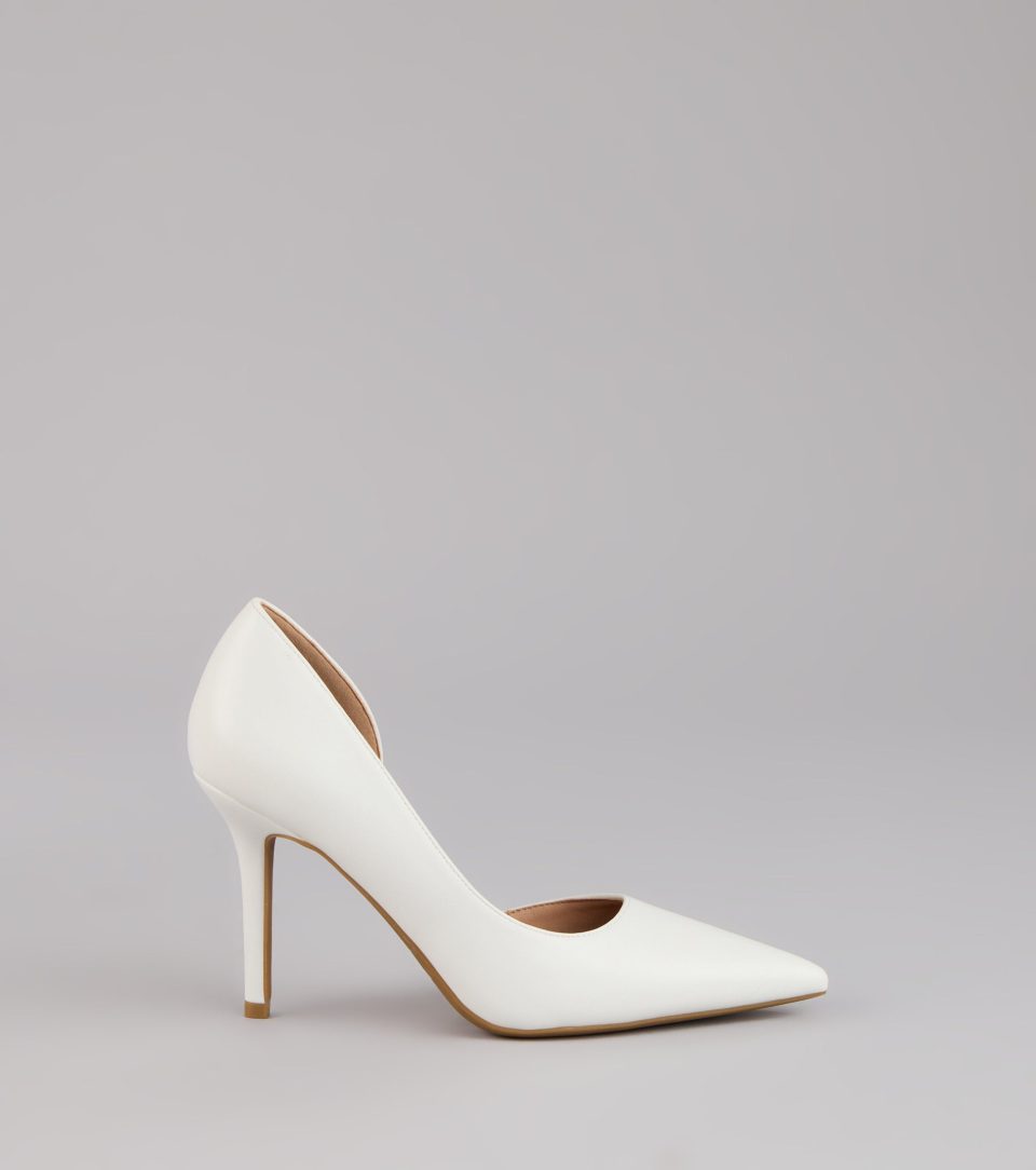 Simply Polished Cutout Stiletto Pumps