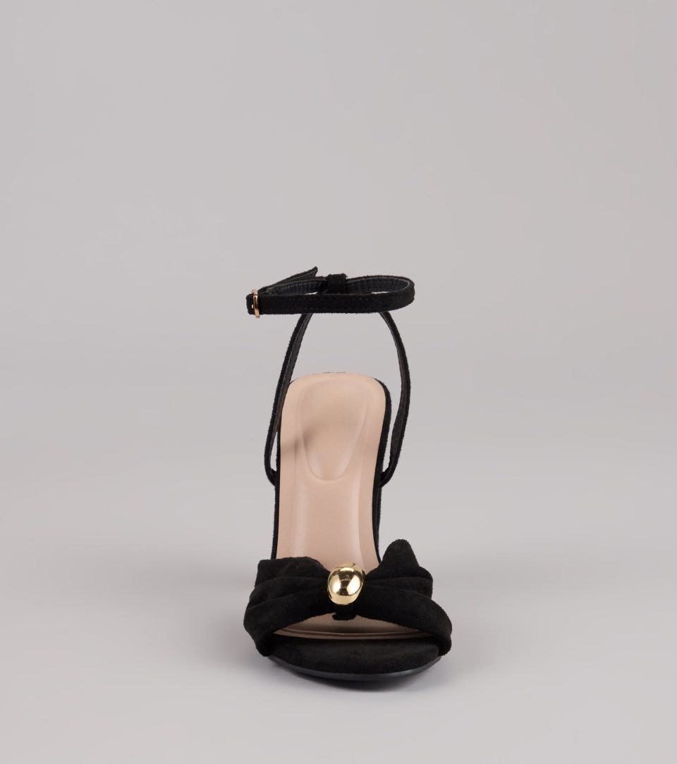 Chic Streak Faux Suede Block Heels