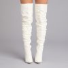 Strut In Style Scrunch Over-The-Knee Boots