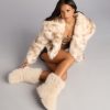 Drama Queen Faux Fur Boots